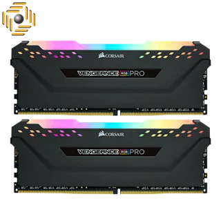 رم کورسیر VENGEANCE RGB PRO 64GB (32x2) 3200MHz CL16 Black