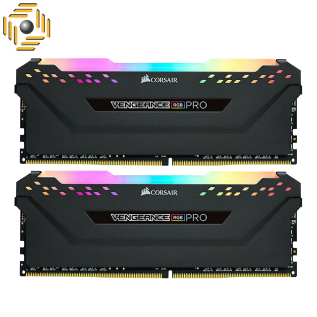 رم کورسیر VENGEANCE RGB PRO 64GB (32x2) 3200MHz CL16 Black