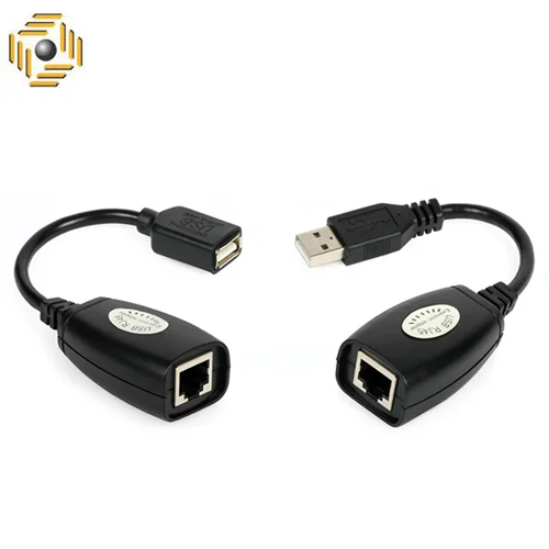 افزایش طول USB با کابل شبکه تا 50 متر (USB RJ45)