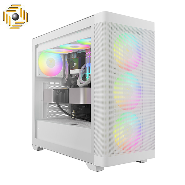 کیس کامپیوتر گیم دیاس مدل ATHENA M3 WH MESH ARGB