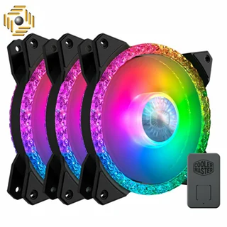 فن کیس کولر مستر MASTERFAN MF120 PRISMATIC بسته 3 عددی