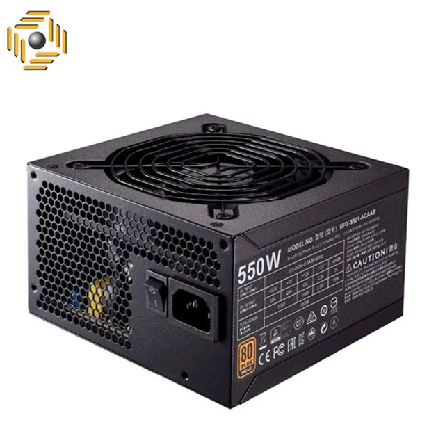 منبع تغذیه کامپیوتر کولر مستر مدل MWE Bronze 550