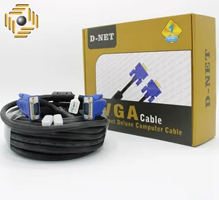 کابل VGA دی-نت مدل Deluxe Computer Cable طول 10 متر (پک دار)