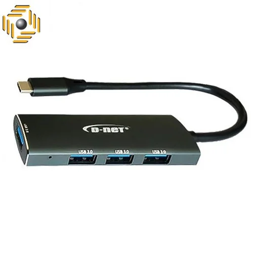 هاب 4 پورت  USB -C دی نت 1.2 متر