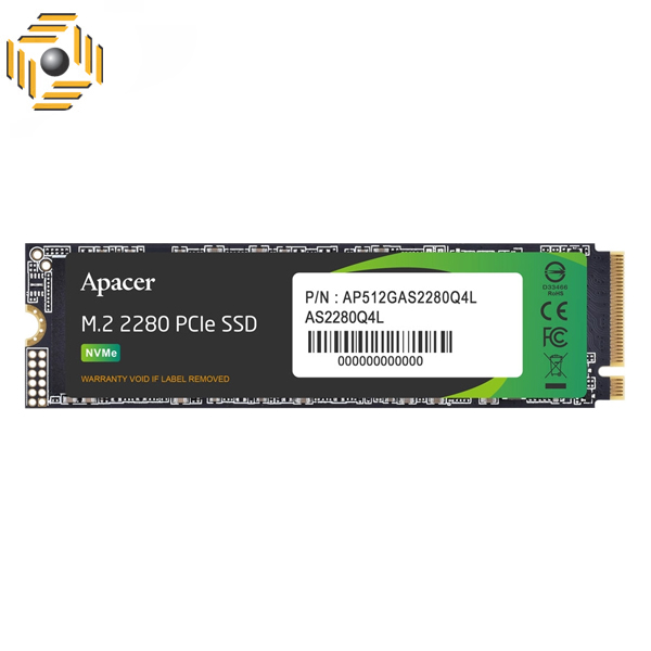 اس اس دی اینترنال PCIe Gen4 x4 اپیسر مدل AS2280 Q4L ظرفیت 256 گیگابایت