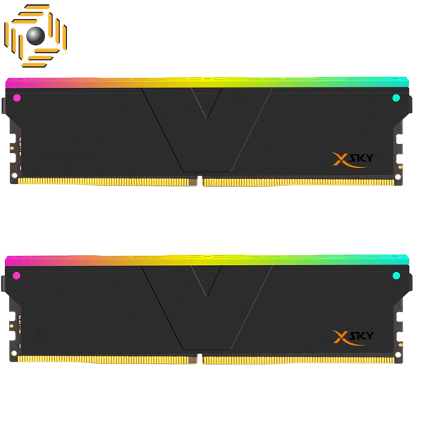 رم V-COLOR Manta XSky RGB 32GB Dual 6000MHz CL36 - Black
