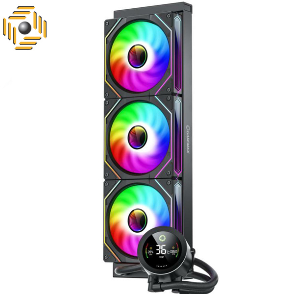 خنک کننده مایع پردازنده گیم مکس IceBurg 360 Digital Black