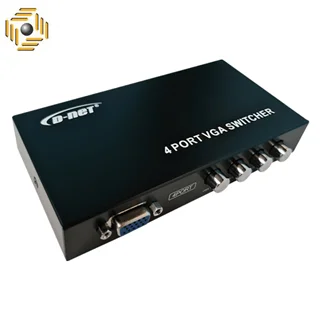 سوئیچ 4 پورت کلیددار دستی VGA KVM دی نت