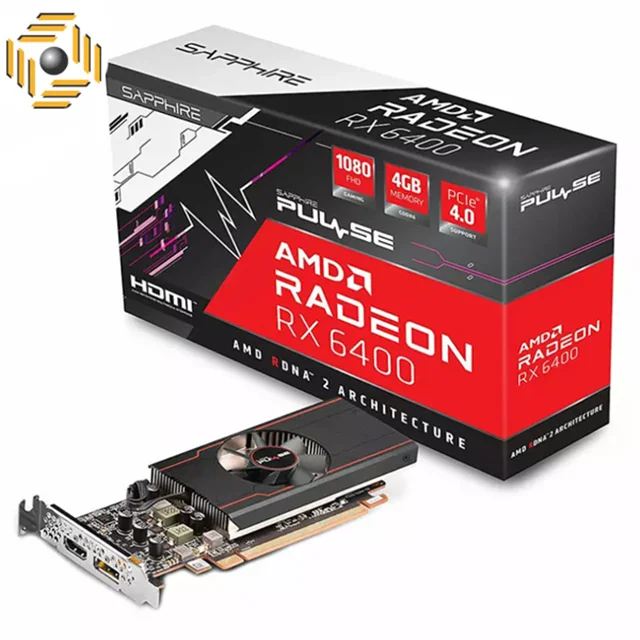 کارت گرافیک سافایر PULSE AMD Radeon RX 6400 4GB