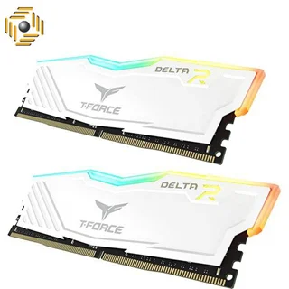 رم دسکتاپ DDR4 دو کاناله 3000 مگاهرتز CL16 تیم گروپ مدل T-Force Delta RGB ظرفیت 16 گیگابایت