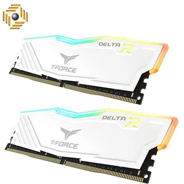 رم دسکتاپ DDR4 دو کاناله 3000 مگاهرتز CL16 تیم گروپ مدل T-Force Delta RGB ظرفیت 16 گیگابایت