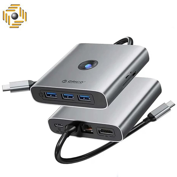 هاب تایپ سی اوریکو ORICO مدل  FAX3-8P-GY-EP با 8 پورت