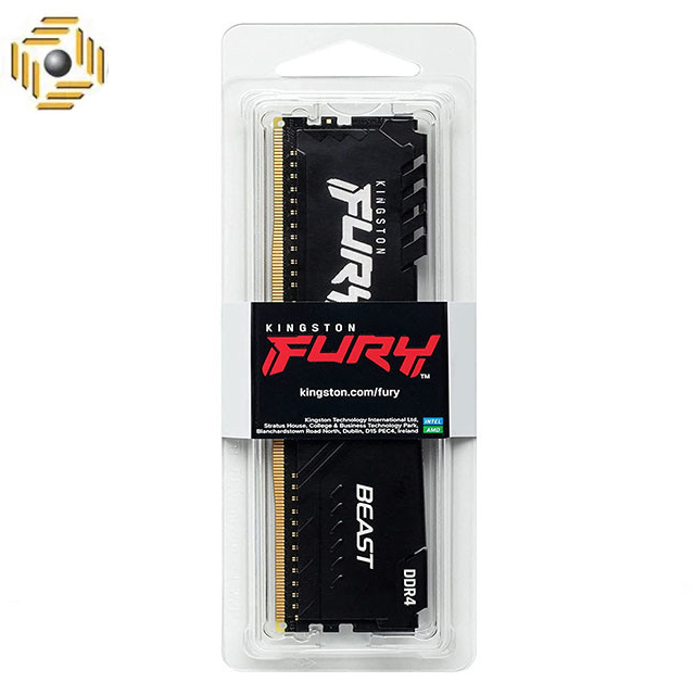 رم کینگستون Fury Beast 16GB2666MHz CL16 DDR4