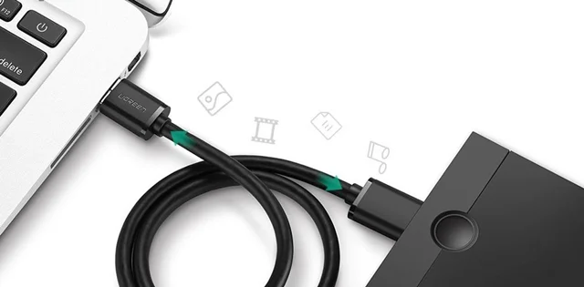 کابل تبدیل USB به micro-B یوگرین مدل US114 طول 0.5 متر