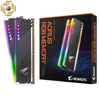 رم دسکتاپ DDR4 دو کاناله 3200 مگاهرتز CL16 گیگابایت مدل (AORUS RGB (With Demo Kitظرفیت 16 گیگابایت