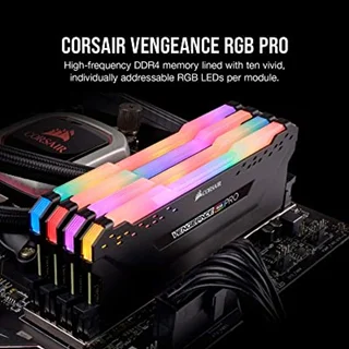 رم کورسیر VENGEANCE RGB PRO 64GB (32x2) 3200MHz CL16 Black