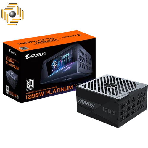 منبع تغذیه کامپیوتر گیگابایت مدل AORUS P1200W 80+ PLATINUM MODULAR