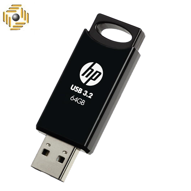 فلش مموری USB 3.2 اچ پی مدل 712W ظرفیت 64 گیگابایت