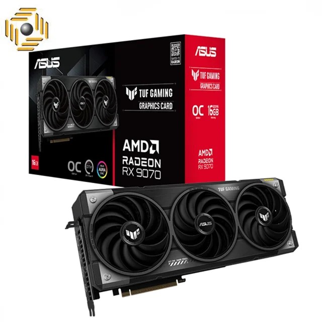 کارت گرافیک ایسوس مدل TUF Gaming Radeon RX 9070 OC Edition 16GB GDDR6