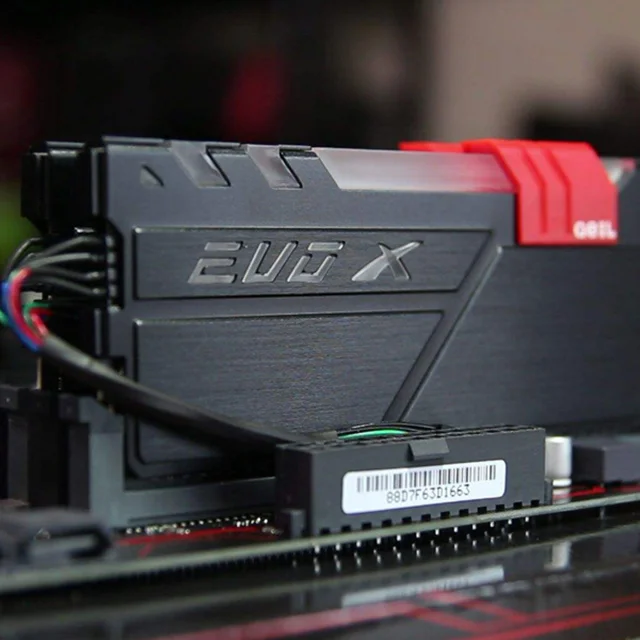 رم دسکتاپ DDR4 دو کاناله2400 مگاهرتز CL16 گیل مدل Evo X ظرفیت 16 گیگابایت