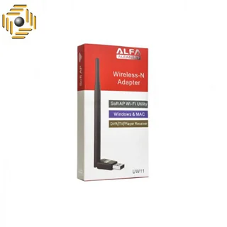 کارت شبکه وایرلس انتن دار Alfa Uw11