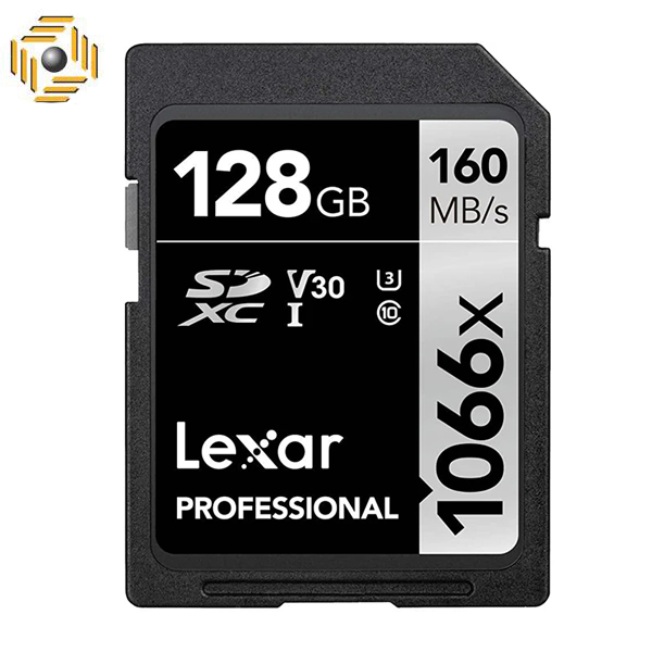 کارت حافظه SDXC لکسار مدل Professional کلاس 10 استاندارد UHS-I U3 سرعت 160MBps ظرفیت 128 گیگابایت