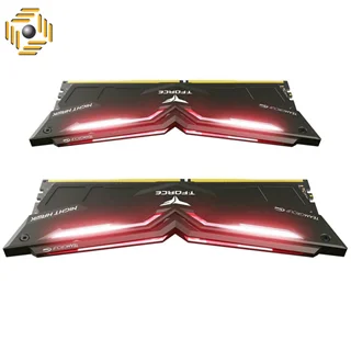 رم دسکتاپ DDR4 دو کاناله 3200 مگاهرتز CL16 تیم گروپ مدل T-Force Night Hawk ظرفیت 32 گیگابایت
