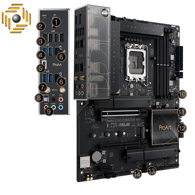 مادربرد ایسوس ProArt B760 CREATOR WiFi