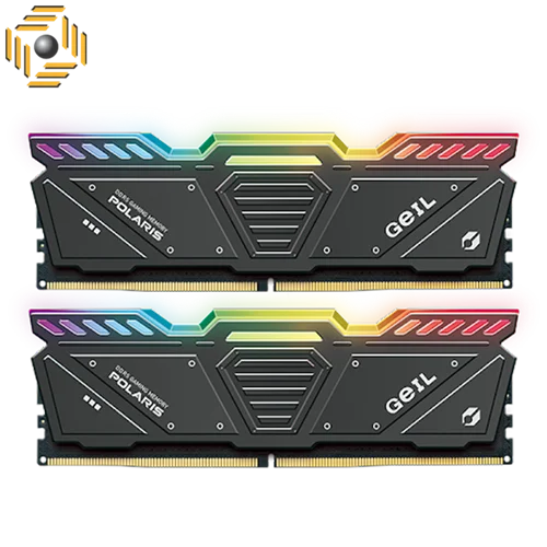 رم دسکتاپ DDR5 دو کاناله 5200 مگاهرتز CL38 گیل مدل POLARIS RGB ظرفیت 32 گیگابایت