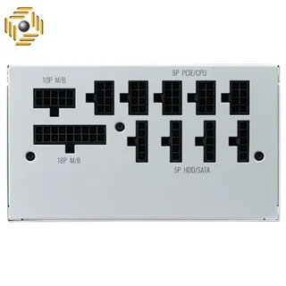 منبع تغذیه کامپیوتر کولر مستر مدل V850 GOLD V2 WHITE EDITION
