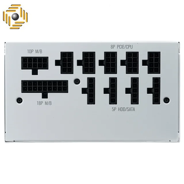 منبع تغذیه کامپیوتر کولر مستر مدل V850 GOLD V2 WHITE EDITION