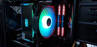 خنک کننده پردازنده پی سی کولر مدل PCcooler GI-D56A HALO RGB