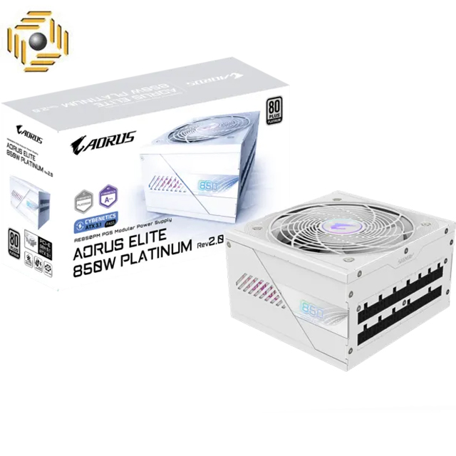 منبع تغذیه کامپیوتر گیگابایت مدلAORUS ELITE P850W ICE