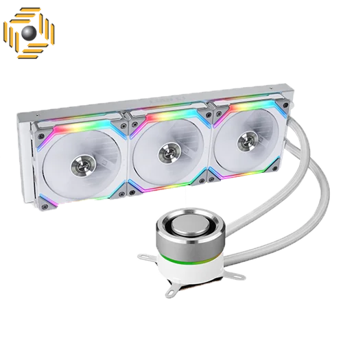 خنک کننده مایع پردازنده لیان لی Galahad 360 Uni Fan SL Edition ARGB WHITE