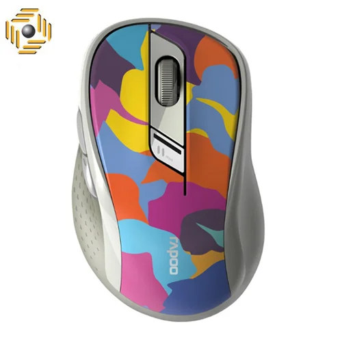 ماوس بی سیم رپو مدل M500 Silent Green Blue
