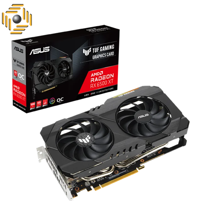 کارت گرافیک ایسوس TUF Gaming Radeon RX 6500 XT OC Edition 4GB