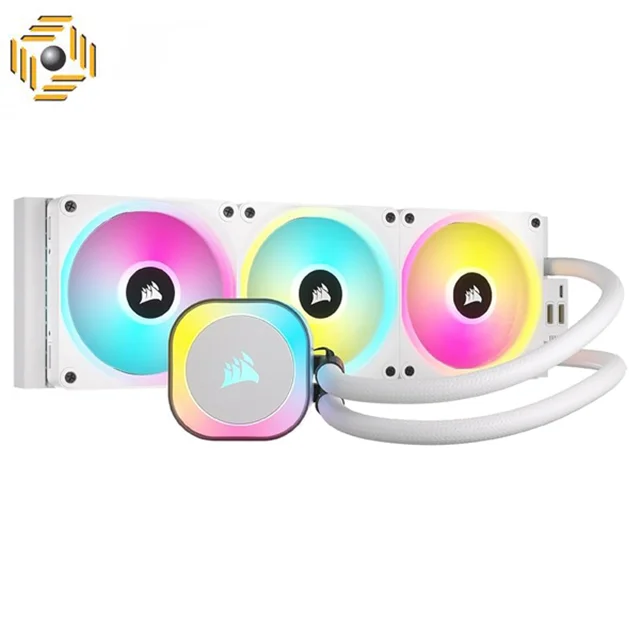 خنک کننده مایع پردازنده کورسیر مدل iCUE LINK H150i RGB White Edition