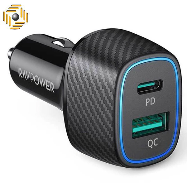 شارژر فندکی راو پاور 60W مدل RP-VC009