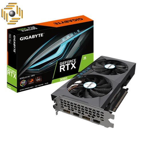 کارت گرافیک گیگابایت GeForce RTX 3060 EAGLE  12G