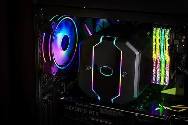 فن خنککننده کولر مستر مدل MasterFan MF120 Halo