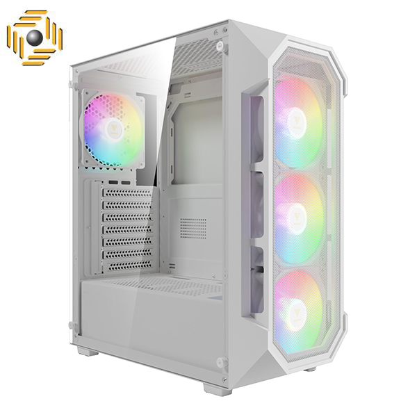کیس کامپیوتر گیم دیاس مدل AURA GC1 ELITE WH MESH