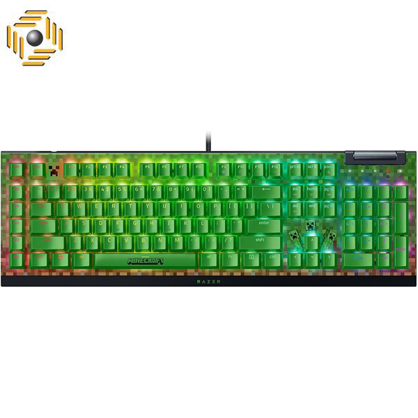 کیبورد Razer BlackWidow V4 X Minecraft Edition - Green Switch