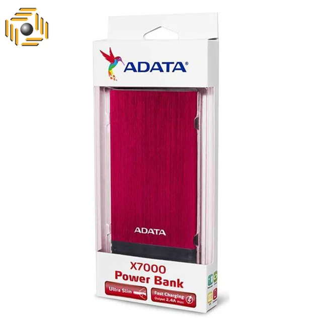 شارژر همراه ای دیتا مدل X7000 ظرفیت 7000 میلی آمپر ساعت