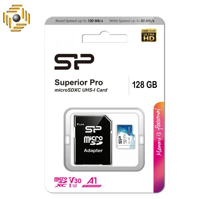 کارت حافظه سیلیکون پاور مدل Golden Series Superior XC ظرفیت ۱۲۸ گیگابایت