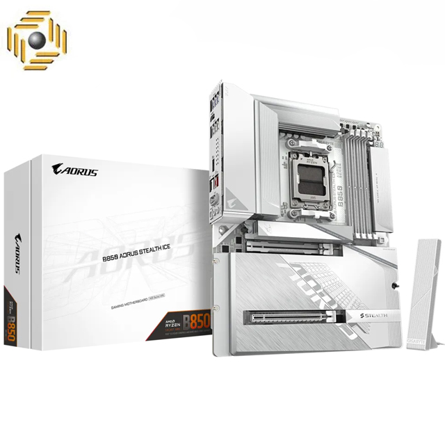 مادربرد گیگابایت مدل B850 AORUS STEALTH ICE