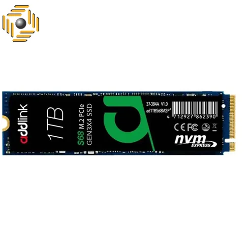 حافظه اس اس دی یک ترابایتی ادلینک مدل S68 1TB NVMe PCIe Gen3x4 M.2 2280 SSD