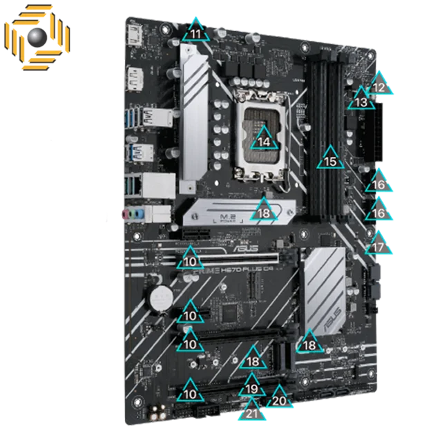 مادربرد ایسوس PRIME H670 PLUS D4