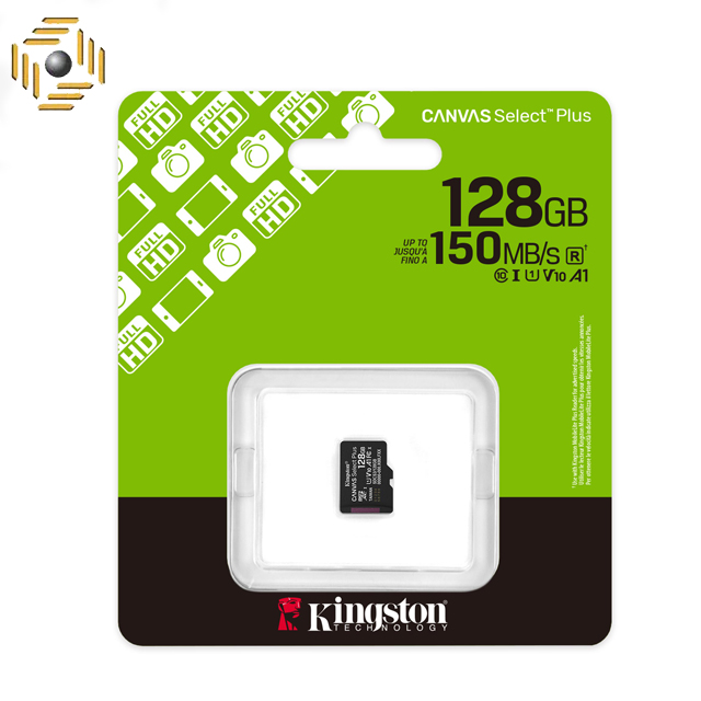 کارت حافظه کینگستون مدل Canvas Select Plus ظرفیت ۱۲۸ گیگابایت