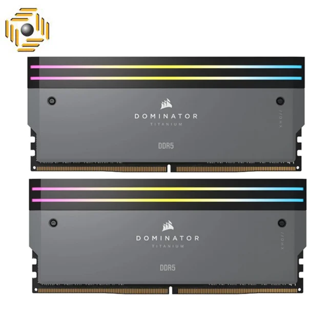 رم کورسیر Dominator Titanium RGB 32GB 16GBx2 6000MHz CL32 AMD EXPO DDR5