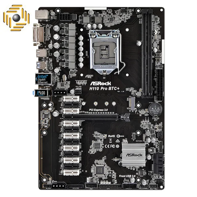 مادربرد ازراک مدل H110 Pro BTC Plus
